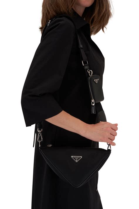 prada triangle bag nylon